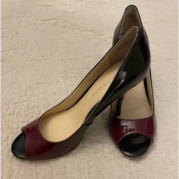 Enzo Angiolini. ombré burgundy/black - Picture 2 of 3